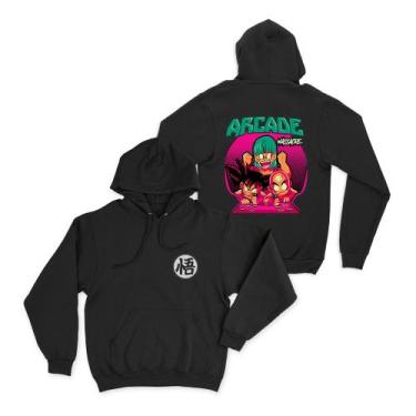 Imagem de Moletom Canguru Dragon Ball Arcade Algodão Flanelado fio 30.01 pentead