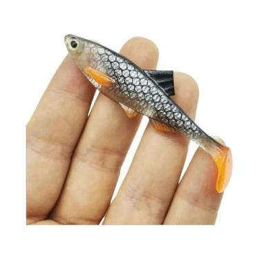 Imagem de Iscas De Pesca Artificiais Macias Em Forma De T De 6,5cm, Conjunto De 