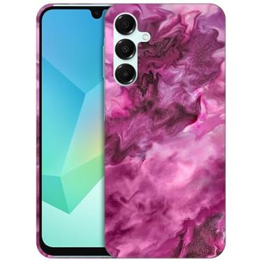 Imagem de GlamCase - Capa com suporte impresso abstrato rosa mármore para A165G