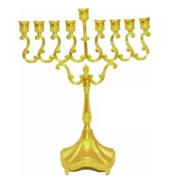 Imagem de Candelabro 9 Velas - Menorá - Hanukkah Chanukiá De Israel