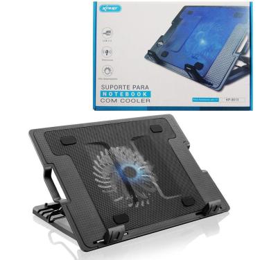 Imagem de Base Suporte Para Notebook Com Cooler E Iluminação Kp-9013