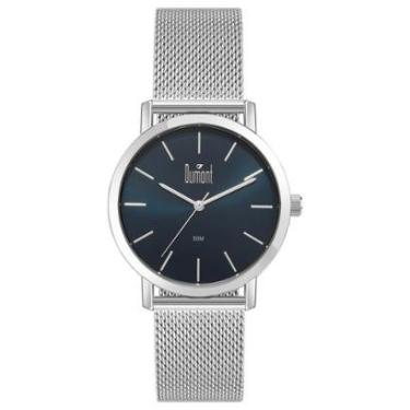 Imagem de Relógio Dumont Masculino Traveller Prata - DU2035MOW/4A-Masculino