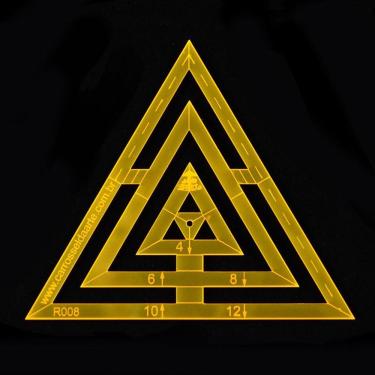 Imagem de Régua Para Patchwork Triângulo 12cm