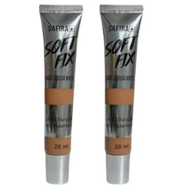 Imagem de Base Líquida Matte Soft Fix Cor 06 Safira