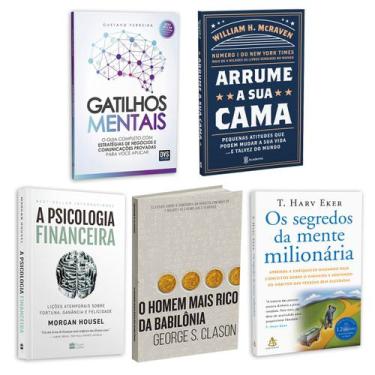 Imagem de Kit 5livros, Gatilhos Mentais + A Psicologia Financeira + O Homem Mais