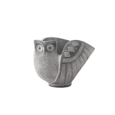 Imagem de Vaso de flores Cement Owl Creative Animal Plant Vaso 2 kg 24x18x17cm -
