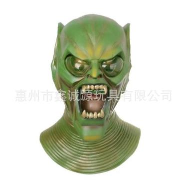 Imagem de Halloween Cosplay Green Goblins Mask Headgear Latex - yiweisai