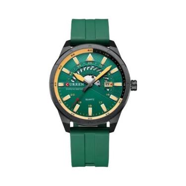 Imagem de Relógio De Pulso Masculino À Prova d'Água De Silicone Quartz Curren 84