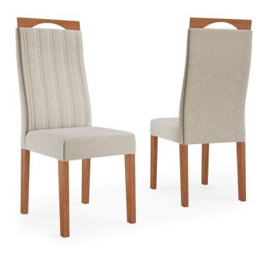 Imagem de Conjunto 2 Cadeiras Estofada Grecia Madetal