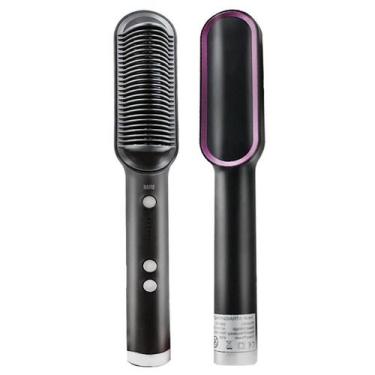 Imagem de Prancha Escova Alisadora Com Pente Profissional Bivolt - Teruma, Verme