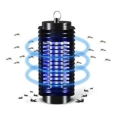 Imagem de Armadilha mata mosquito elétrica lâmpada uv repelente insetos mosquite