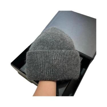 Imagem de Gorro De Inverno Luxuoso Para Homens E Mulheres Com Letras Em Strass, 