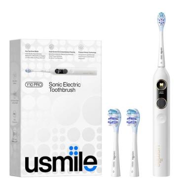 Imagem de Escova de Dentes Elétrica Usmile Y10 PRO Recarregável - com 2 Cabeças 
