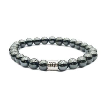Imagem de Pulseira Signos Hematita sob medida - couple design