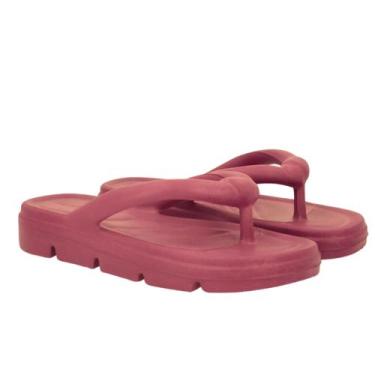 Imagem de Chinelo feminino marshmallow ah3001 usaflex, Terracota, 36