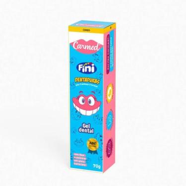 Imagem de Gel Dental Carmed Fini Dentaduras 70g Com Flúor Anticárie