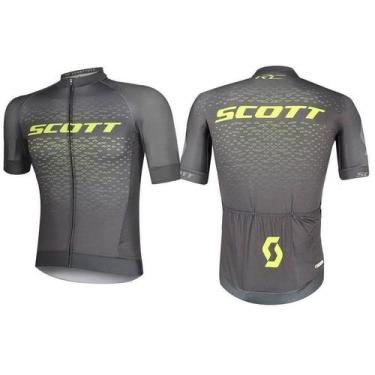 Imagem de Camisa RC Pro MC 2022 - SCOTT, Preto com amarelo, 3G