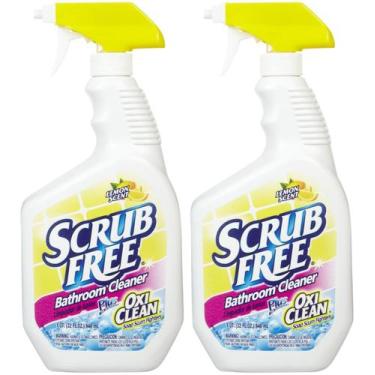 Imagem de Detergente para Banheiro Scrub Free Limão 946ml Kit com 2
