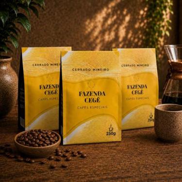 Imagem de Combo café especial 3 pacotes de 250gr em grãos 100% arábica - Agro Ce
