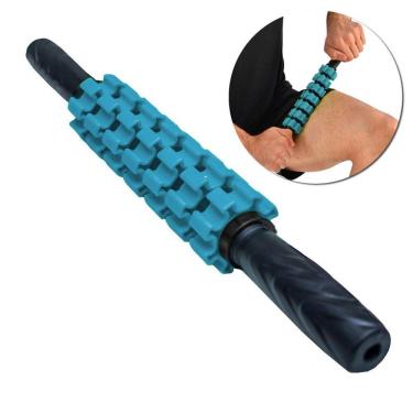 Imagem de Bastao Miofascial Yoga Pilates Massagem Liberaçao Azul