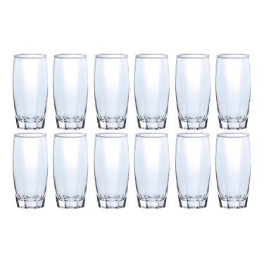 Imagem de Copos de Vidro Jogo com 12 Florence 370ml Transparente Luxo