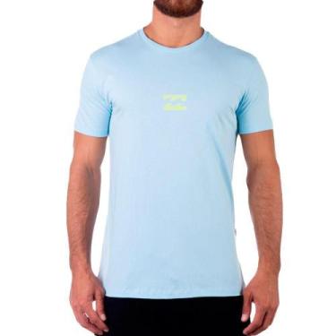 Imagem de Camiseta Billabong Mid Icon Sm23 Masculina Azul Claro
