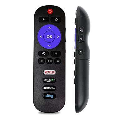Imagem de Substituição de controle remoto UBay RC280 para TCL ROKU TV com HBO Netflix Sling Shortcut