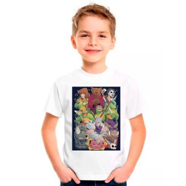 Imagem de Camiseta Tartaruga Ninja Desenho Infantil - Design Camisetas