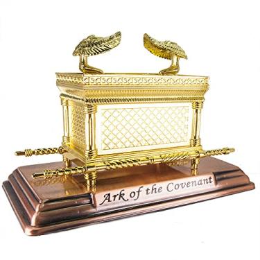 Imagem de Arca Da Aliança Cristã Metal Luxo Média - Importada De Israel…