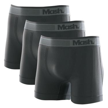 Imagem de Kit 3 Cuecas Boxer Mash Microfibra Sem Costura 710.01