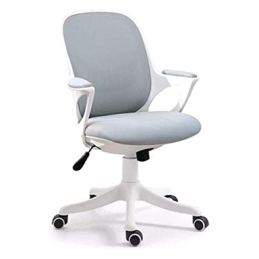 Imagem de Cadeira de escritório Cadeira de escritório Cadeira de escritório de lazer Encosto de malha Cadeira giratória ergonômica Cadeira de trabalho com trava de 120 °, assento de 360 ​​° Cadeira de jogo com
