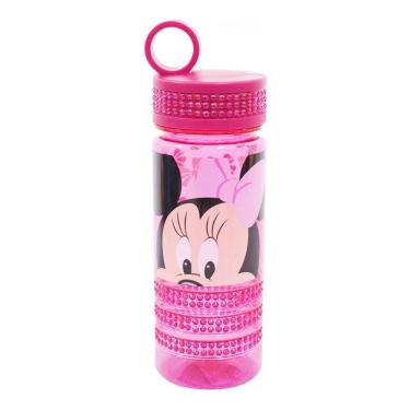 Imagem de Garrafa Garrafinha Infantil Menina Rosa Minnie Mouse - 500ml
