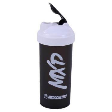 Imagem de Coqueteleira Shakeira Shaker MXD Conceito Academia Treino Hidratação Clássica Peneira 700ML (Preto/Branco)