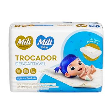 Imagem de Mili Trocador Lençol Absorvente Descartável - 1 Pacotec/ 5 Lenços Mili