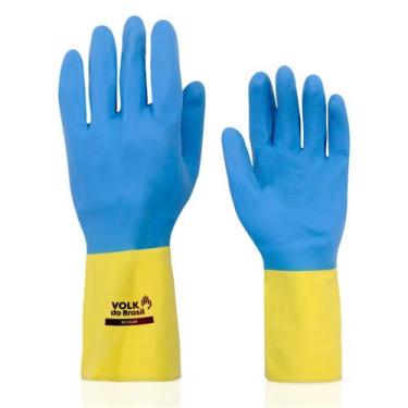 Imagem de Luva Látex e Neoprene Bicolor Slim G - Volk do Brasil