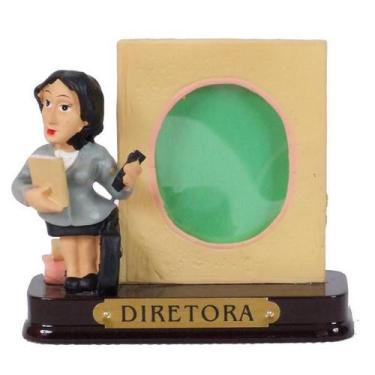 Imagem de Boneco Profissional Diretora Miniatura C/ Porta Foto 8 Cm - Zona Livre