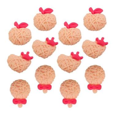Imagem de Charms Apliques para Decoração Delicado Rosa (12 Un) - Redelease