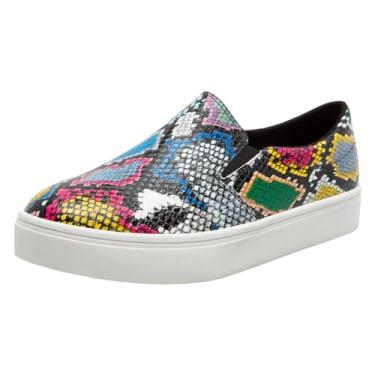 Imagem de Brash Tênis feminino Annie Everyday sem cadarço, Cobra brilhante, 35