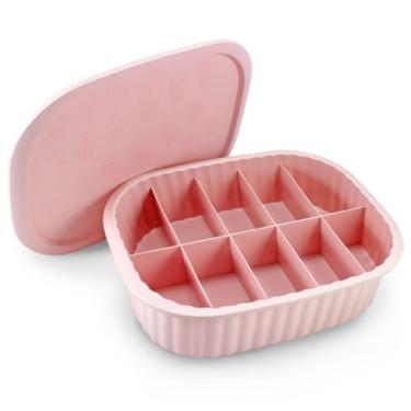 Imagem de Organizador de Gavetas Objetos Diversos 10 Divisórias Rosa - Jacki Des