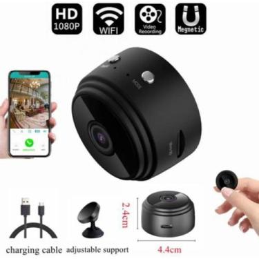 Imagem de Mini Câmera Escondida Espiã Wifi Hd 1080p Babá  Envio já - Home Goods
