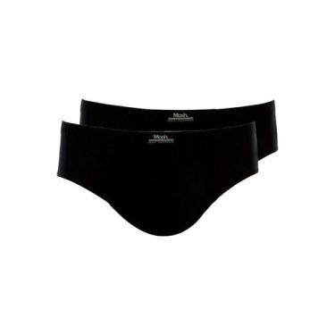 Imagem de Kit com 2 Cuecas Slip Mash 074.58, Preto, G