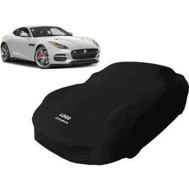 Imagem de Capa Automotiva Jaguar F-type Tecido Helanca Cor Preta - Mz, Preta