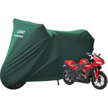 Imagem de Capa De Tecido Helanca Lycra Para Moto Buell 1125r - Mz, Verde