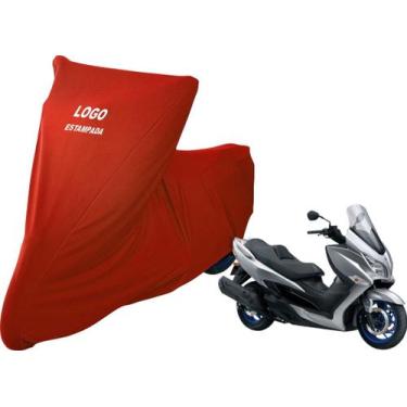 Imagem de Capa De Moto Suzuki Burgman 400 Sob Medida Com Logo - Mz, Vermelha