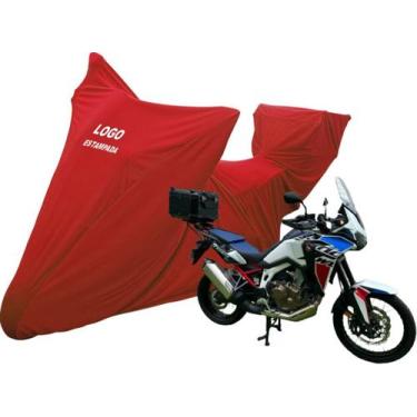 Imagem de Capa Proteção Moto Honda Crf 1000 L Africa Twin Com Bauleto - Mz, Verm