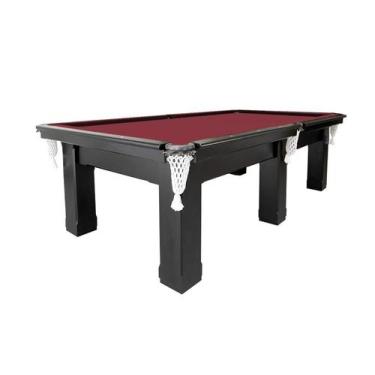 Imagem de Mesa de Sinuca Oficial - 2,83x1,55 - Nelson Bilhares, Bordô