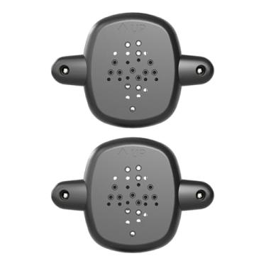 Imagem de predolo 2x Kit de Base de Portão de Escada Adaptador Retrátil para Filhotes, Cerca para Gatinhos, Substituição de Equipamento de Segurança Universal Compacto, Preto