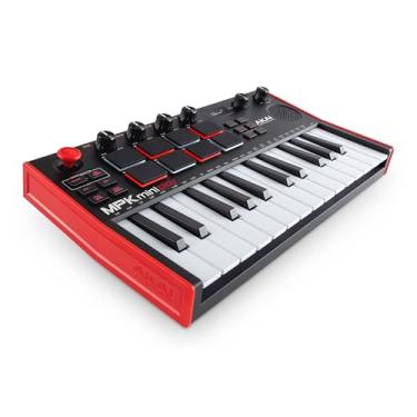 Imagem de Akai Professional MPK Mini Play MK3 - Controlador de Teclado MIDI com Alto-falante Embutido e Sons Além de Teclado Dinâmico, Pads MPC, Pacote de Software e Pacote de Sons da Native Instruments