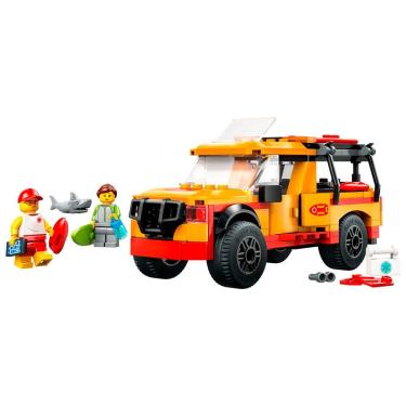 Imagem de Bloco de Montar - City – Caminhão de resgate de praia salva-vidas - 385 peças - LEGO