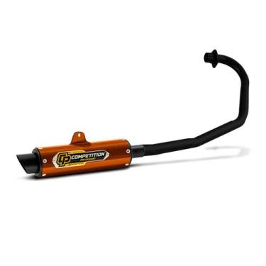 Imagem de Escapamento Esportivo Pro Tork Competition Moto Yamaha Ybr 125 Preto, 